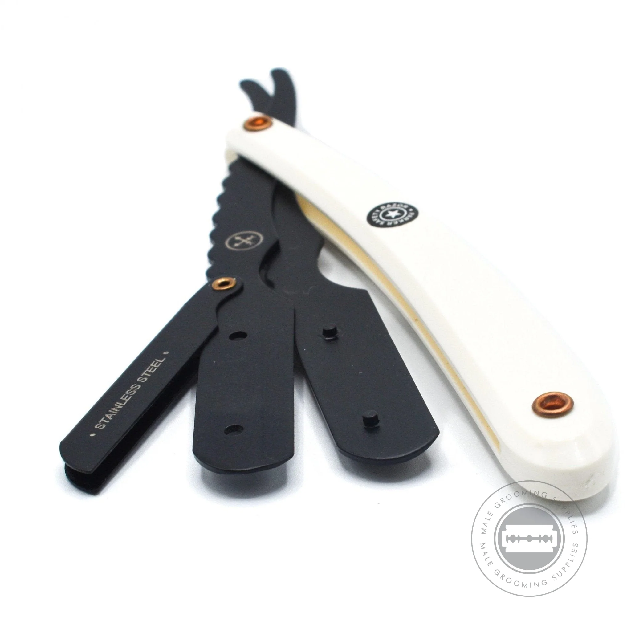 Parker SRWBA Stainless Steel Barber Razor - Image 2