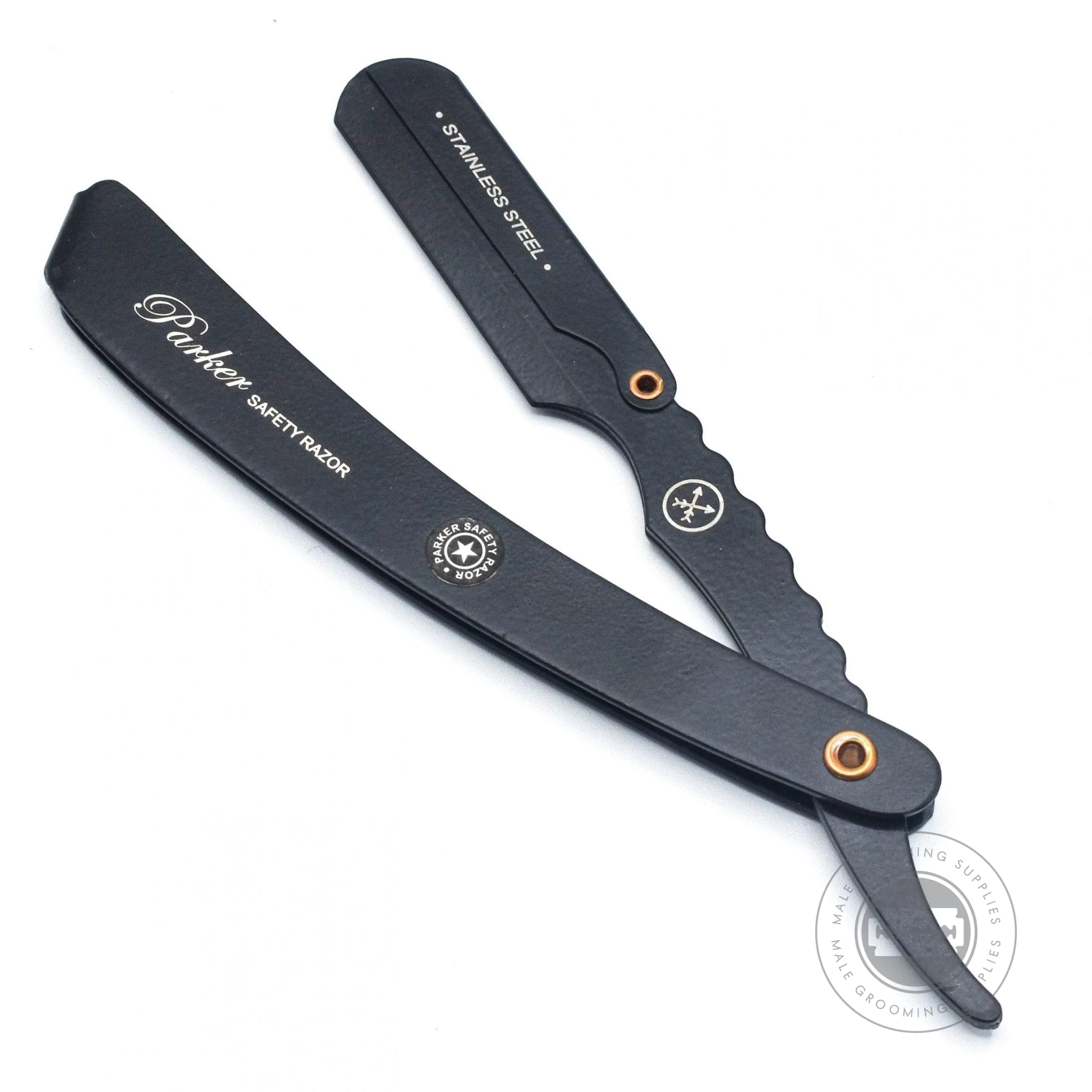 Parker SRXBLK Black Professional Barber Razor