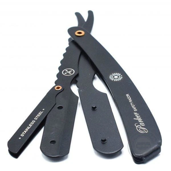 Parker SRXBLK Black Professional Barber Razor - Image 2