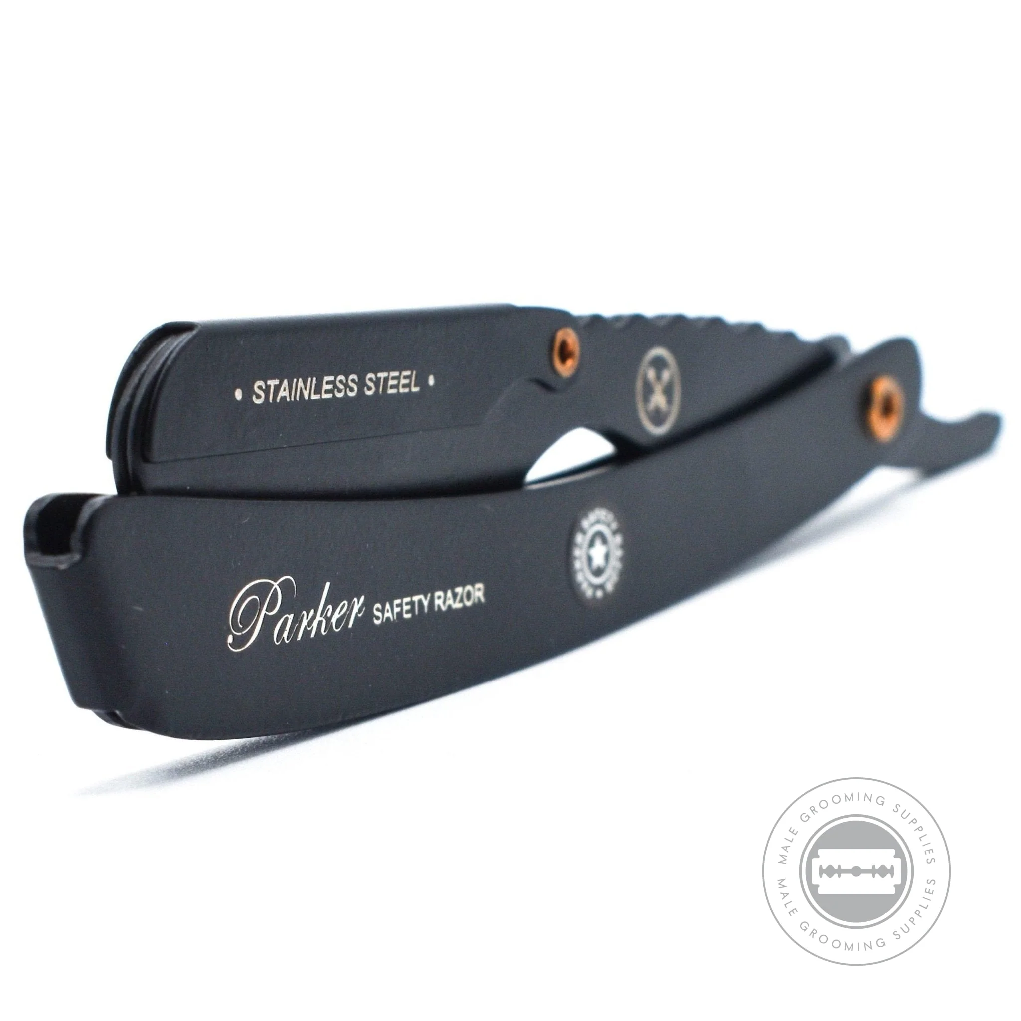Parker SRXBLK Black Professional Barber Razor - Image 3