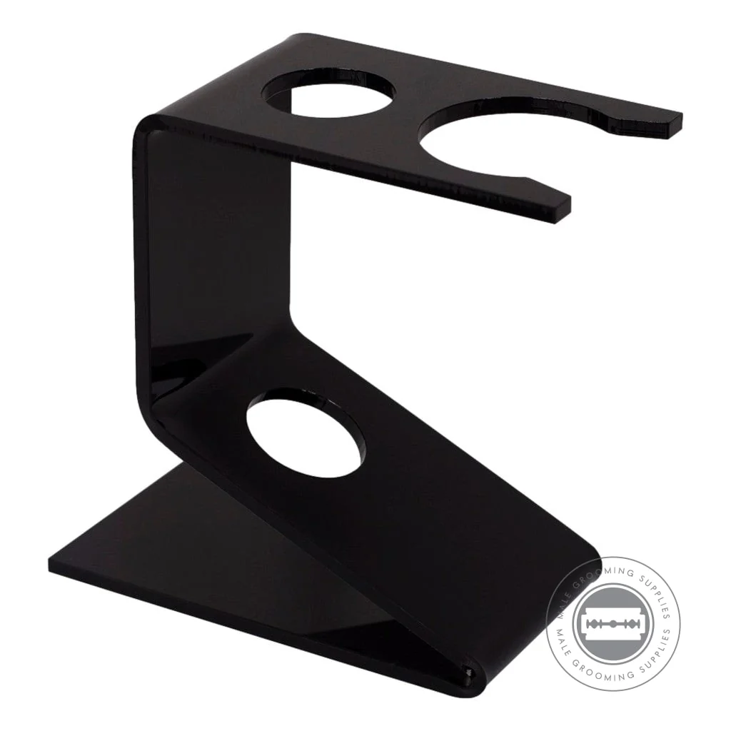 Semogue 0040 Shaving Brush & Razor Stand - Black