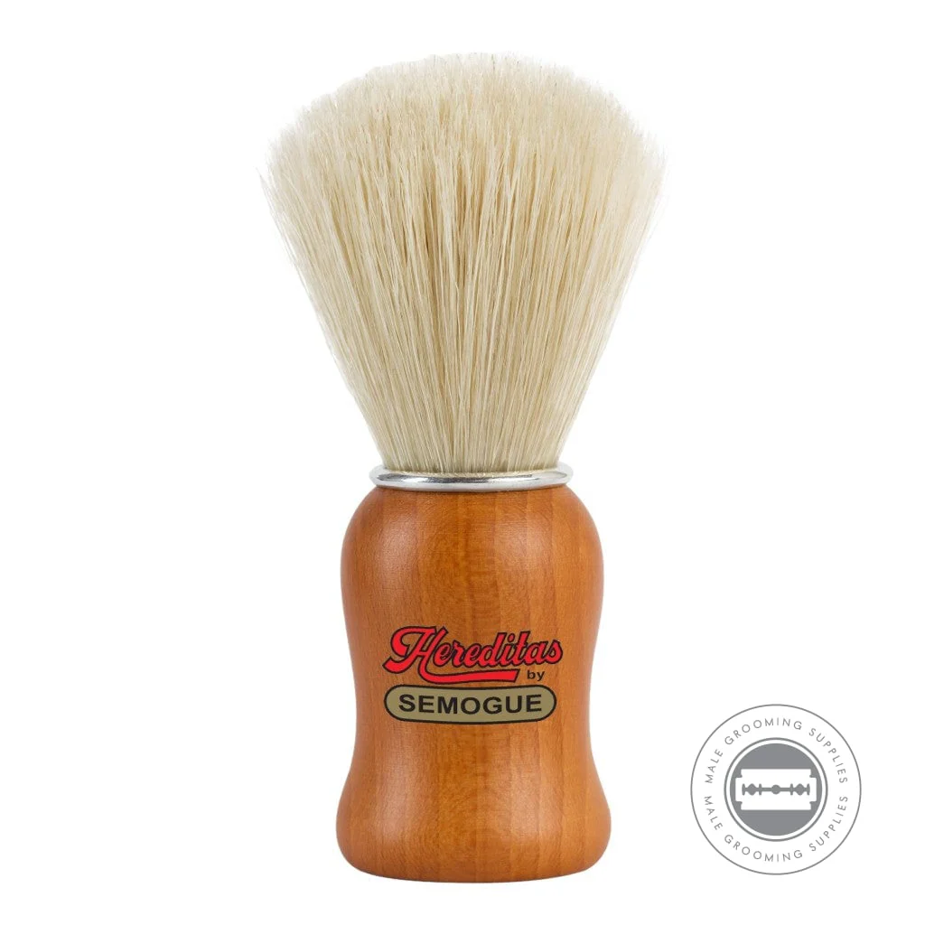 Semogue Hereditas 1470 Best Boar Shaving Brush – Dark Beech Wood Handle