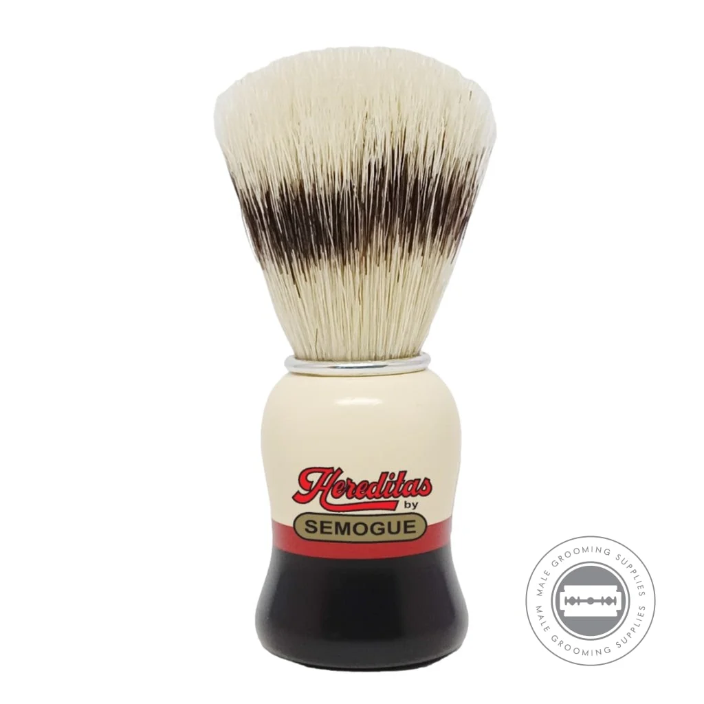 Semogue Hereditas 1520 Extra IB Boar Shaving Brush β Lacquered Beech Wood Handle