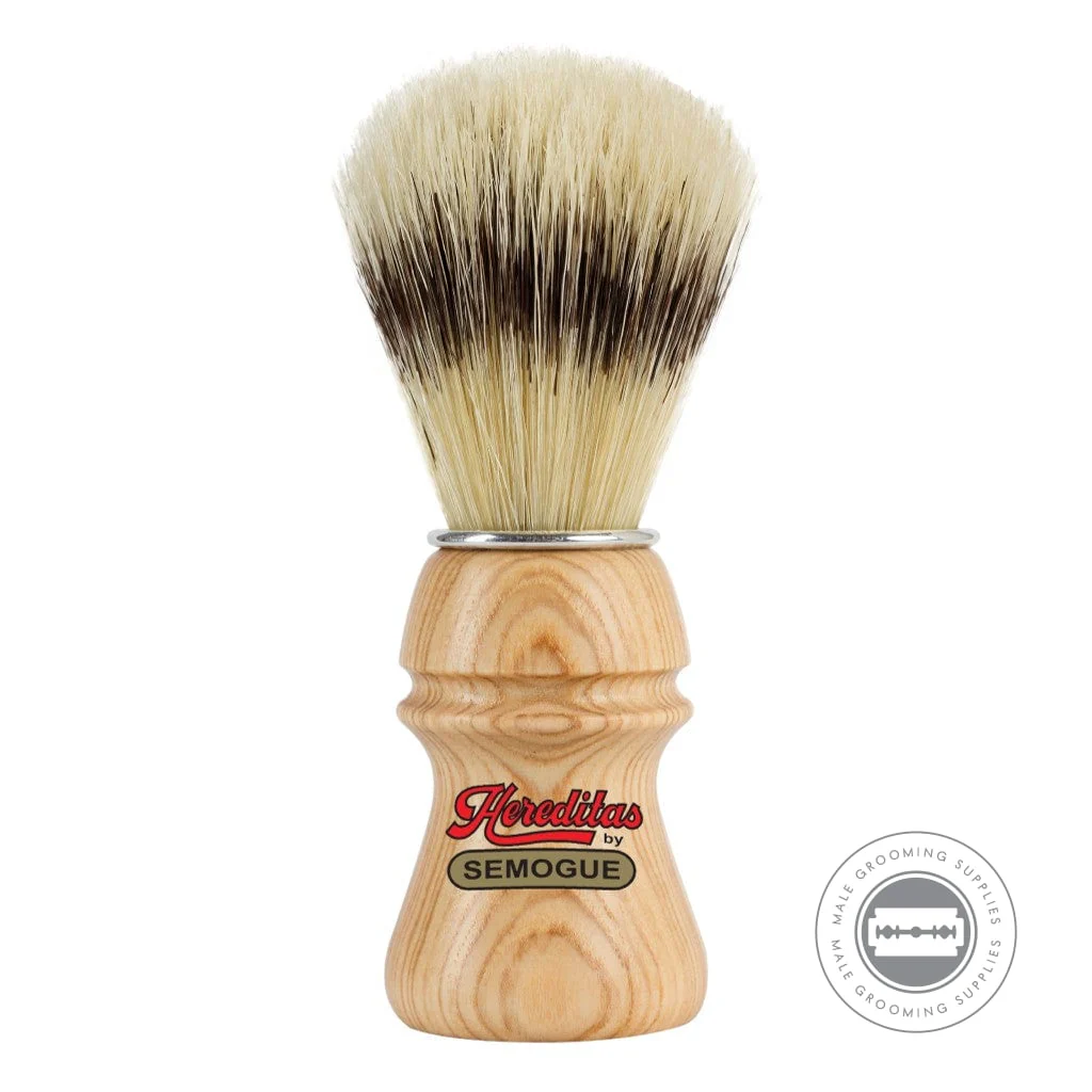 Semogue Hereditas 1800 Extra IB Boar Shaving Brush – Ash Wood Handle