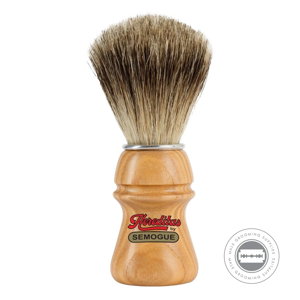 Semogue Hereditas 2020 Finest Badger Shaving Brush – Cherry Wood Handle