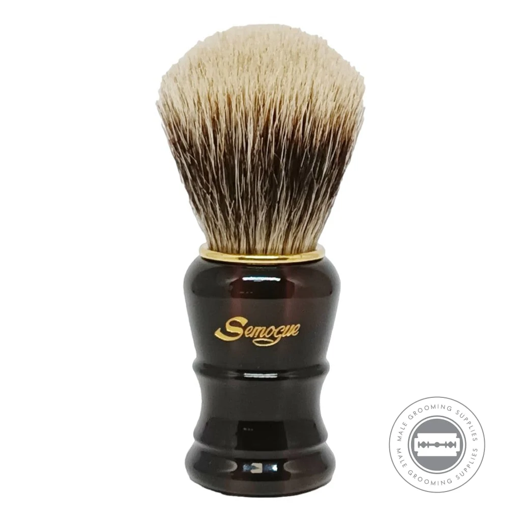 Semogue Pegasus-C7 Finest Badger Shaving Brush – Tortoiseshell