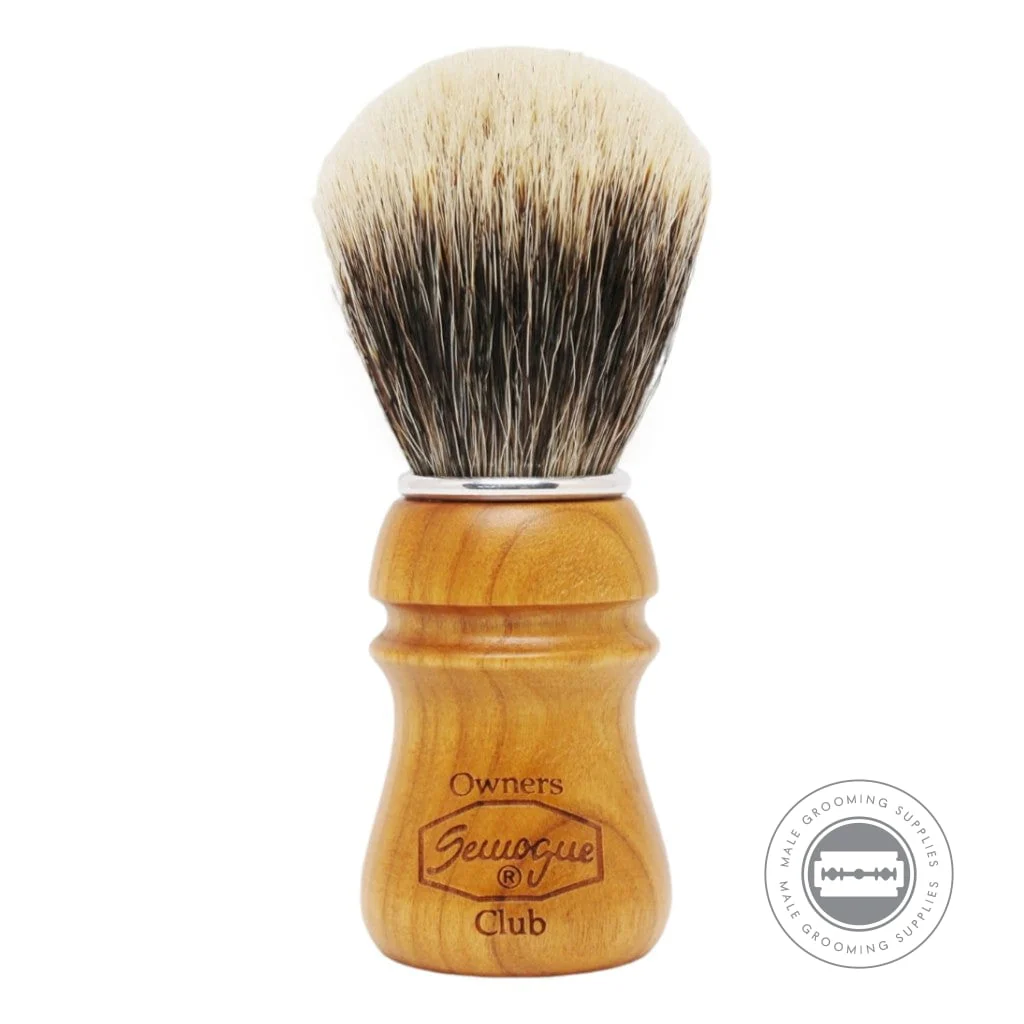 Semogue SOC-C5 Finest Badger Shaving Brush β Cherry Wood