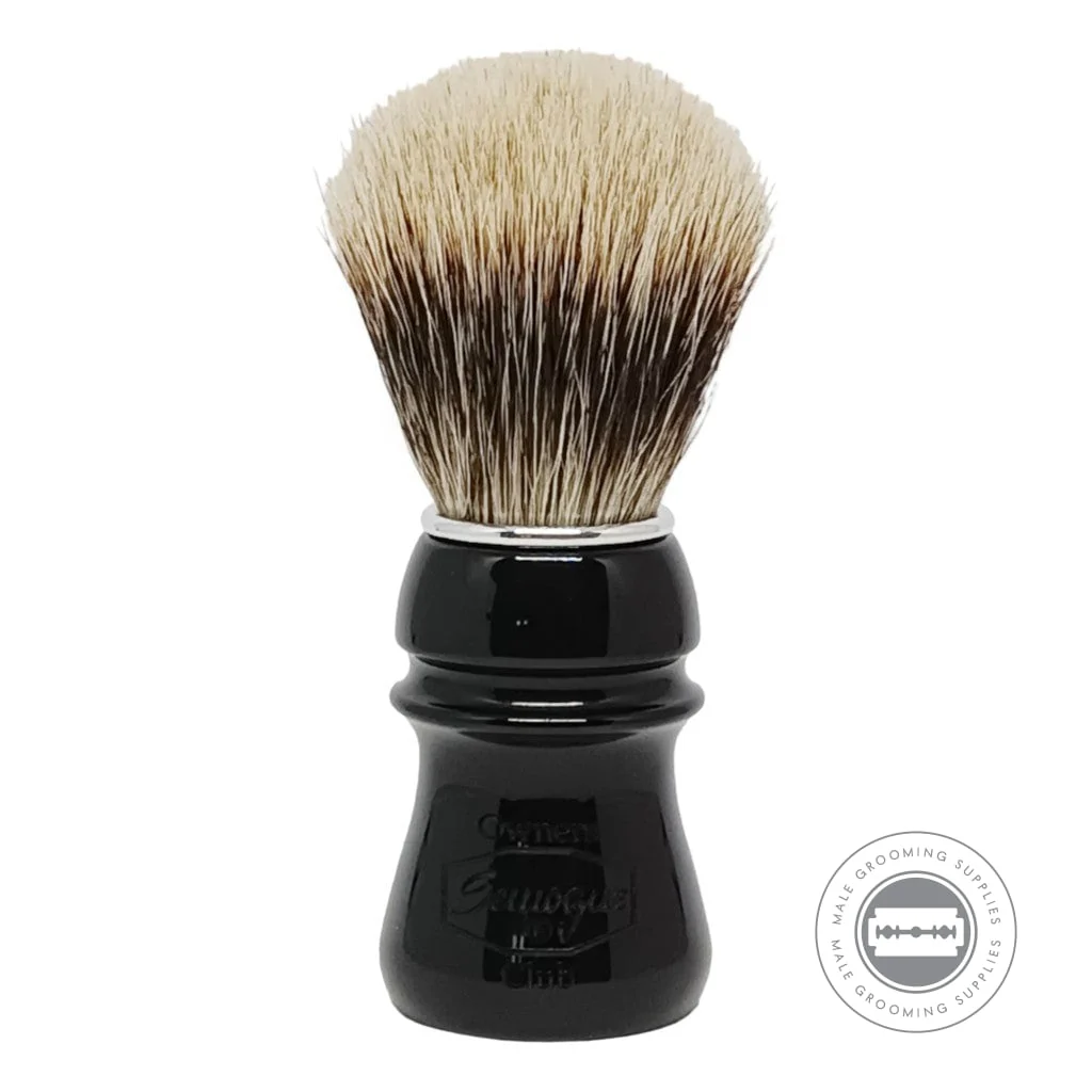 Semogue SOC-C5 Finest Badger Shaving Brush – Jet Black