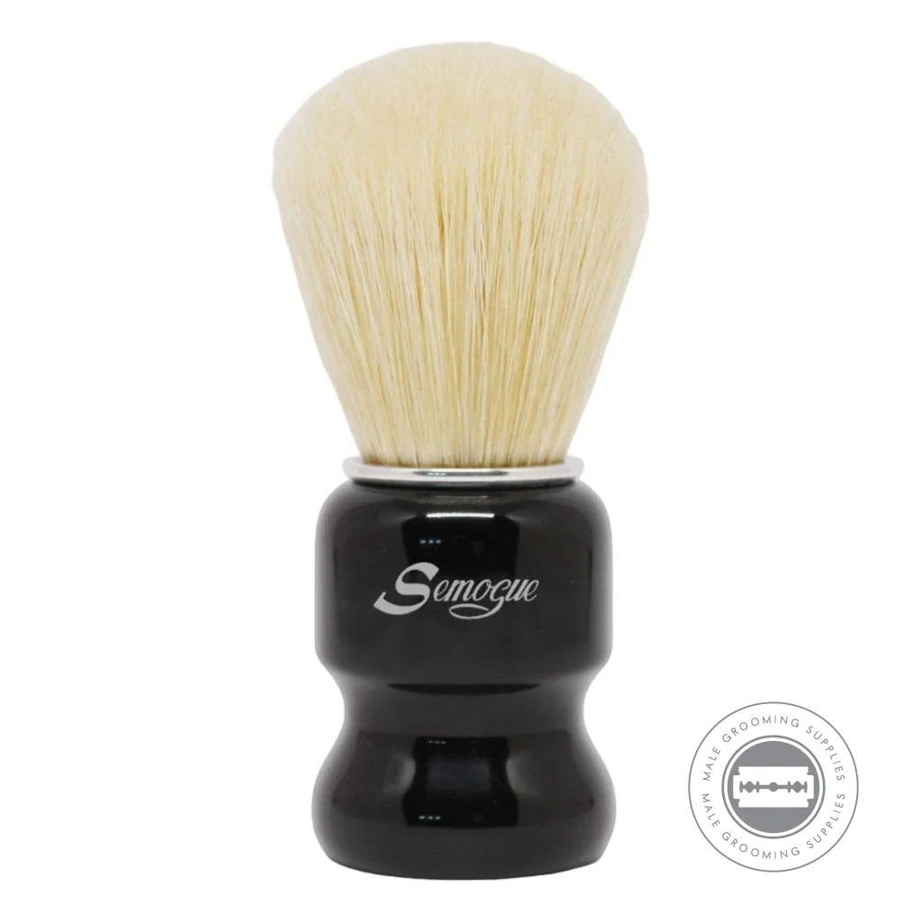 Semogue Torga-C5 Premium Boar Shaving Brush β Jet Black