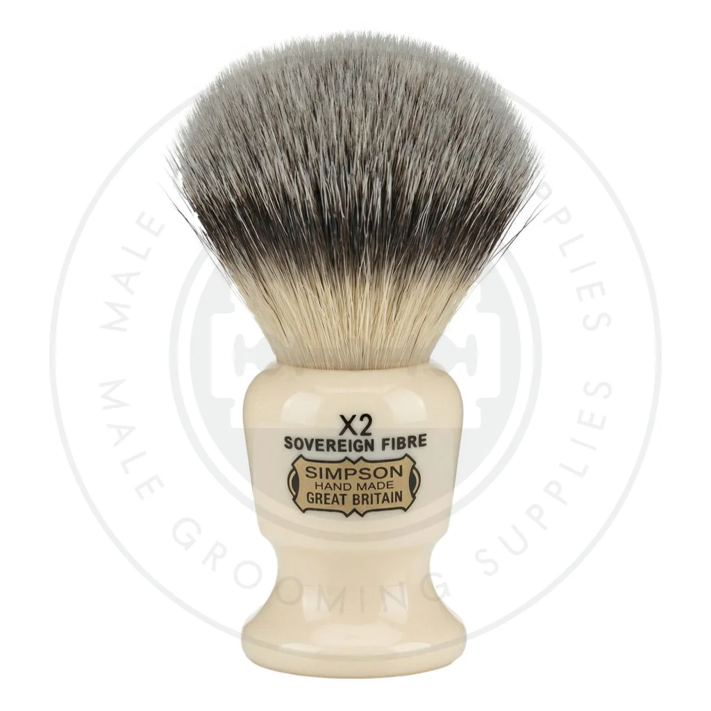 Simpsons 'The Commodore' Sovereign Synthetic Shaving Brush - Image 3
