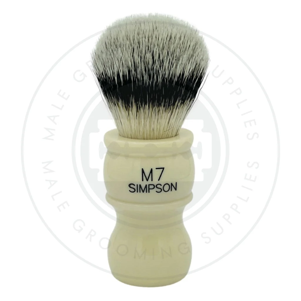Simpsons 'M' Sovereign Synthetic Shaving Brush - Image 3