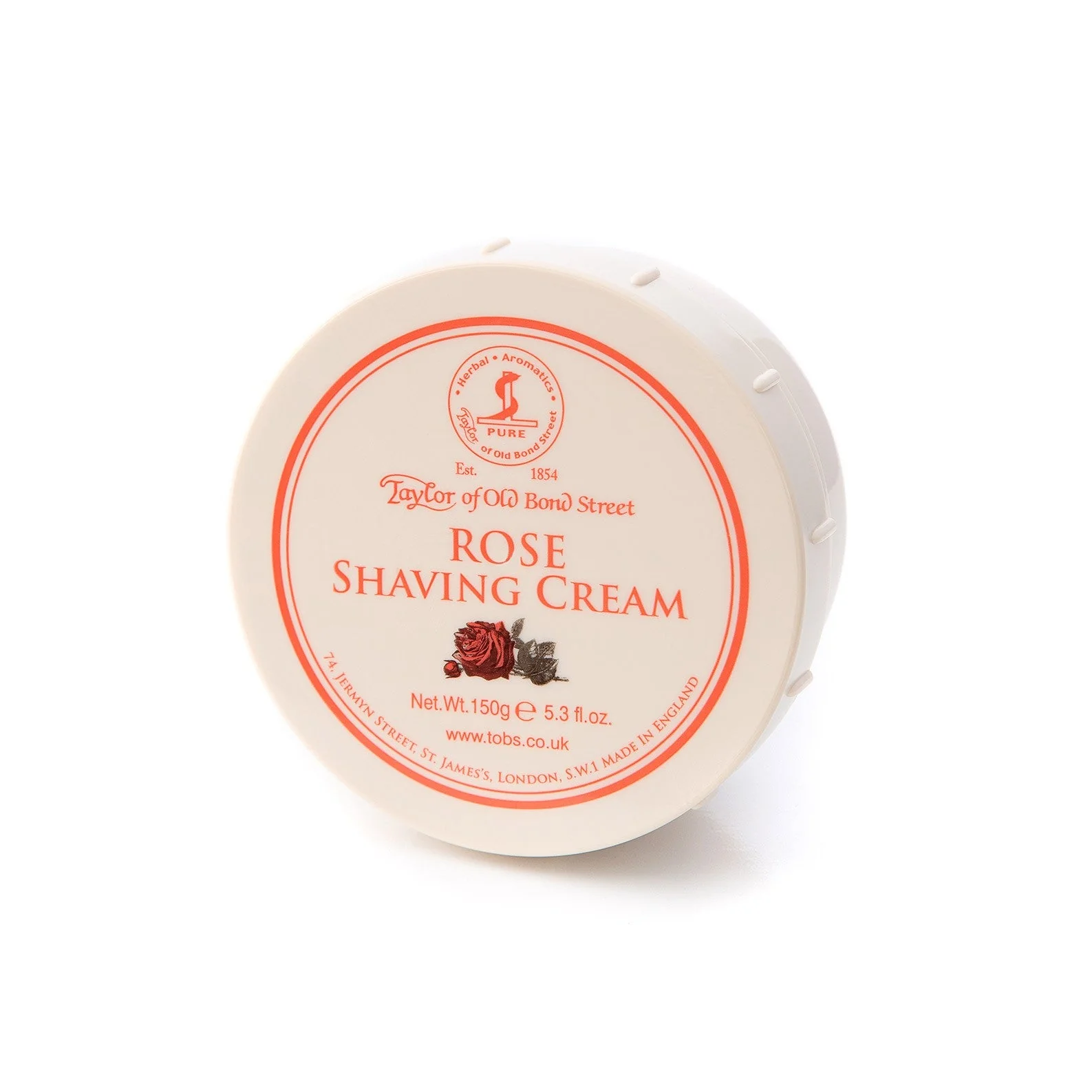 Taylor of Old Bond Street Rose Shaving Cream 150g